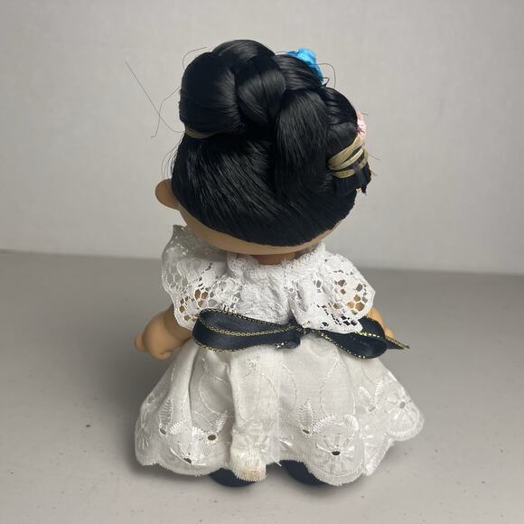 Mexican Doll Pituka Veracruzana Traditional Folk Muñeca Handmade Mexico - Picture 8 of 16